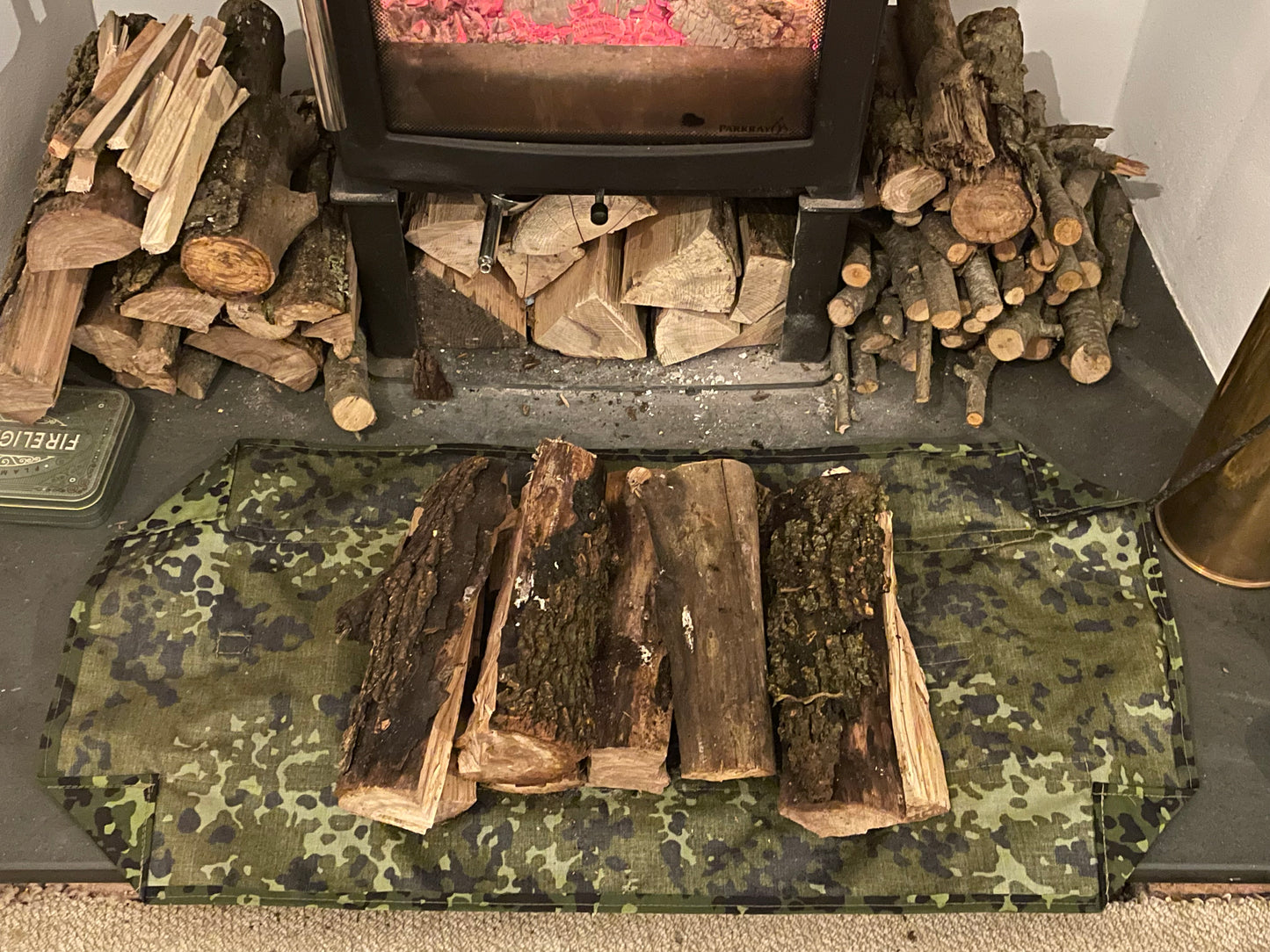 Log Kindling Wrap Carry