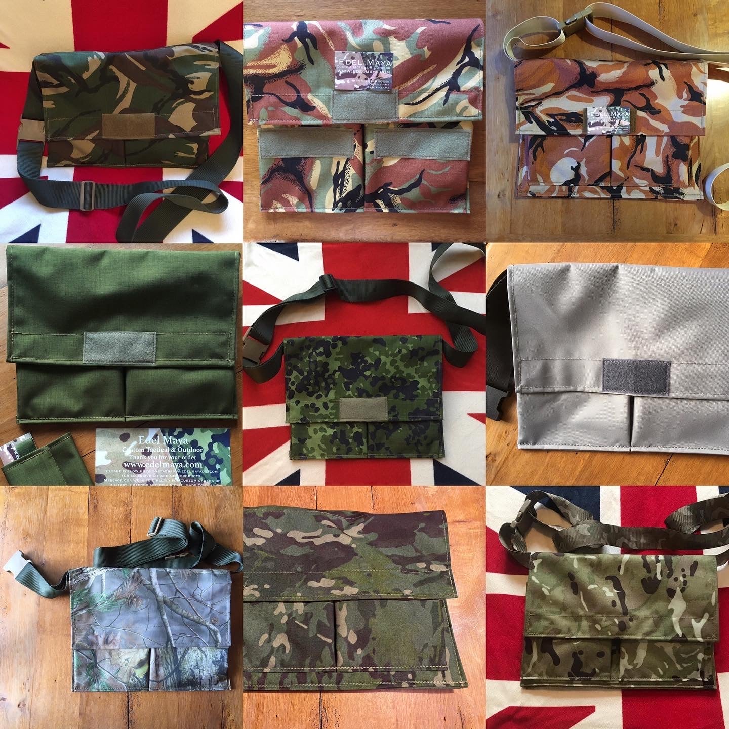 Claymore, Grab Bag, Satchel, MTP, DPM, Tropic M84 , Wide range of camos/ colours