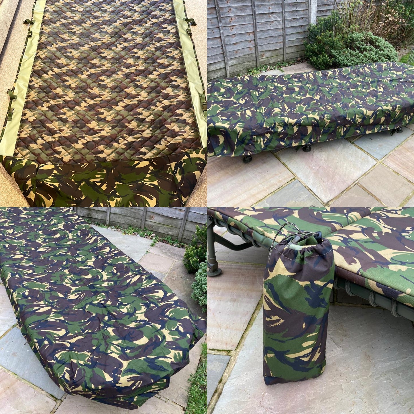 Quilt lined DPM waterproof Goretex Bedchair Cover